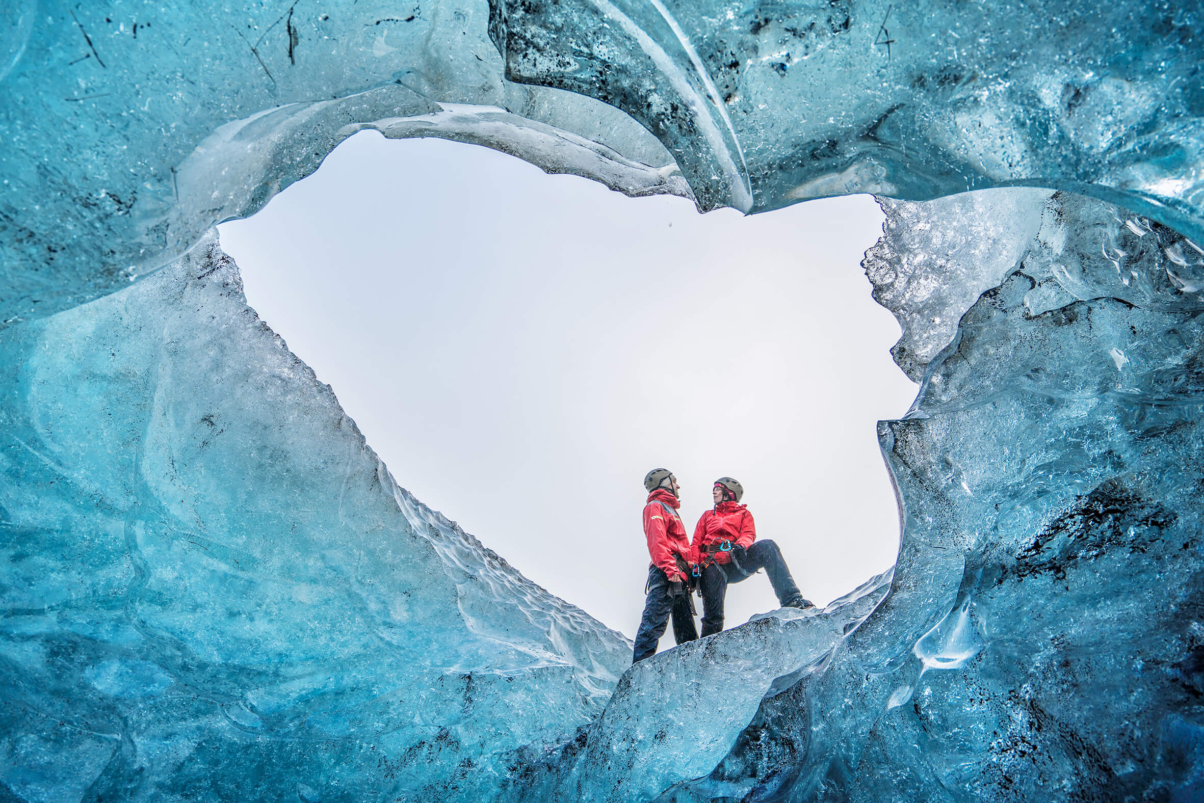 You are safe with your expert guide and with the right equipment.